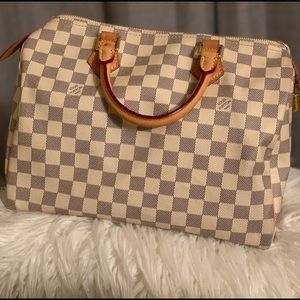 Louis Vuitton speedy 30 NM D’AZUR